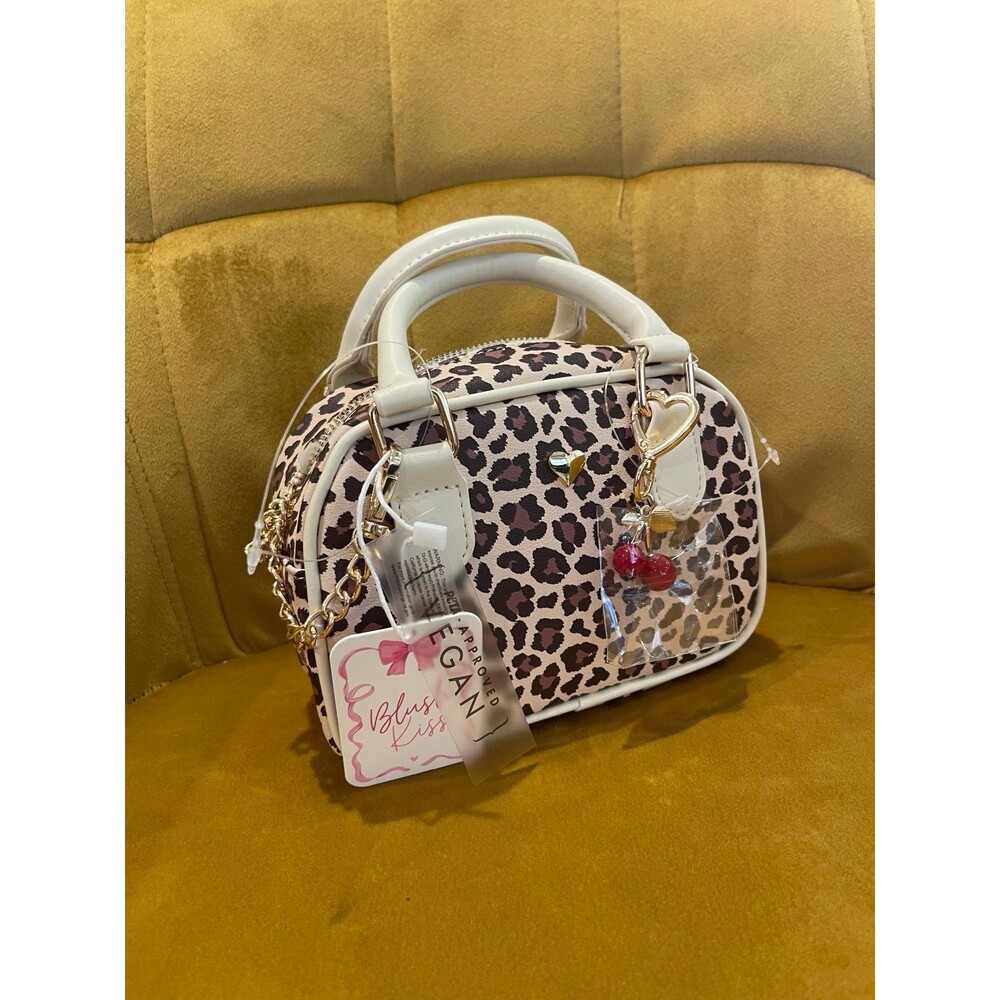 BLUSH KISS Leopard Crossbody